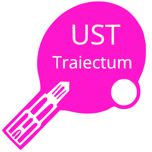 The logo of the tabletennis association.